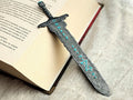 Runic Blade Sword Bookmark – Norse Rune Fantasy Bookmark