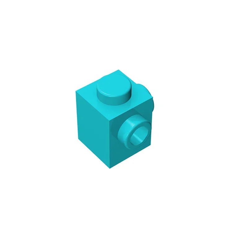 Gobricks GDS-1046 Modified Brick 1 x 1 with Studs on 2 Sides | Building Block for DIY