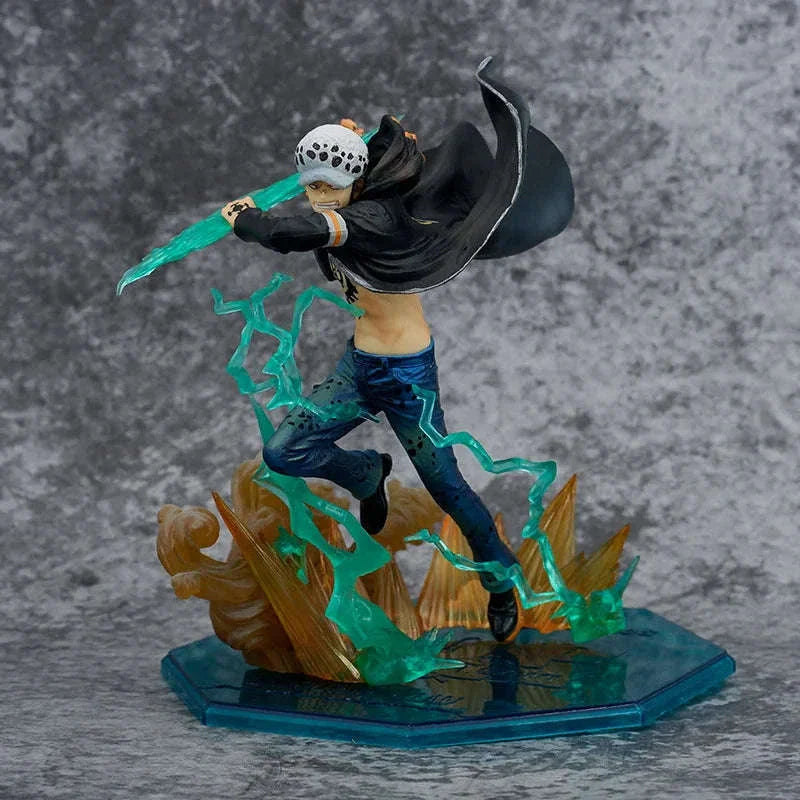 Trafalgar D. Water Law Anime Figure, One Piece Action Figurines Pvc Statue Figure 17 CM