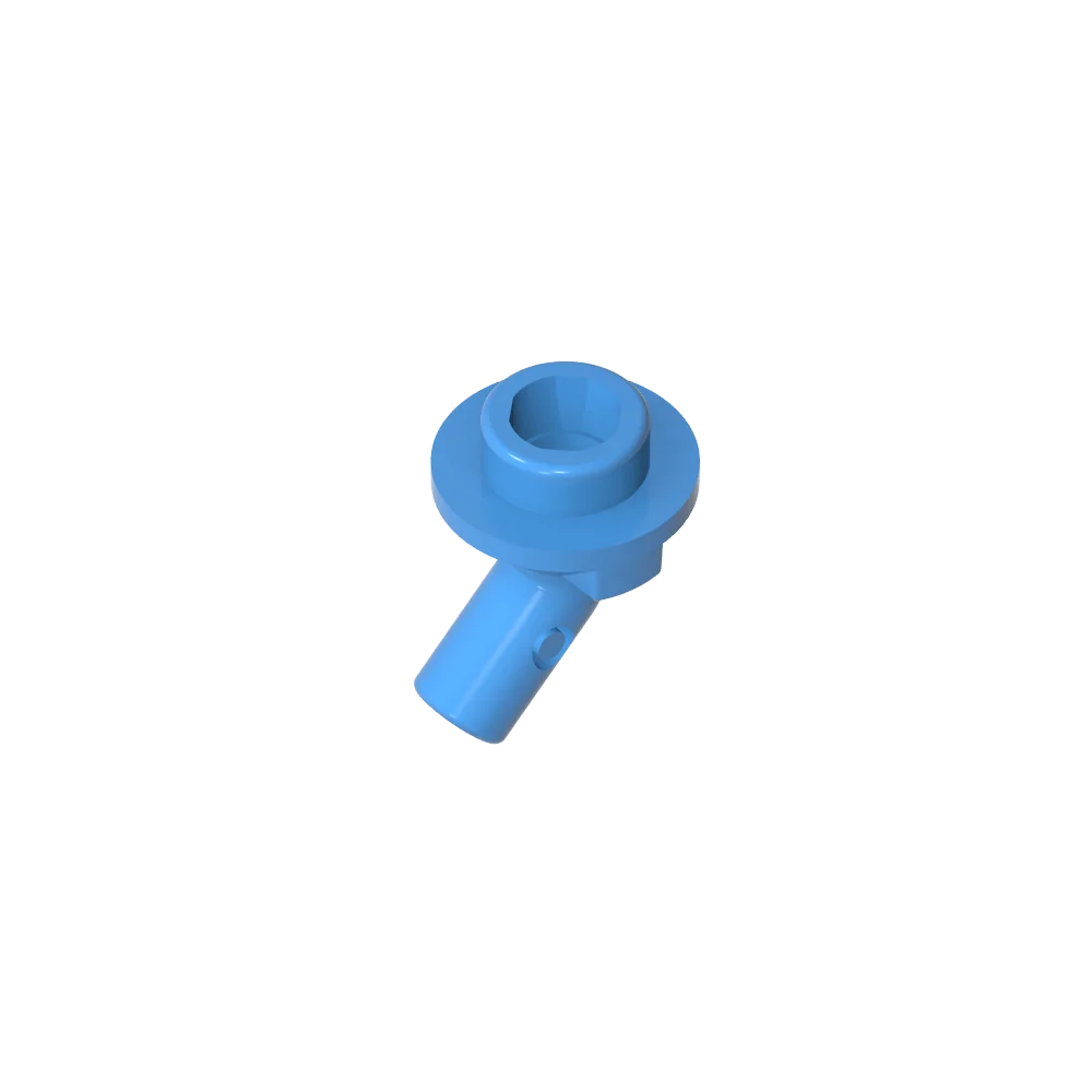 Gobricks GDS-2192 Bar, Angled with Stud on End | Compatible with Lego 65578 Technical Building Block
