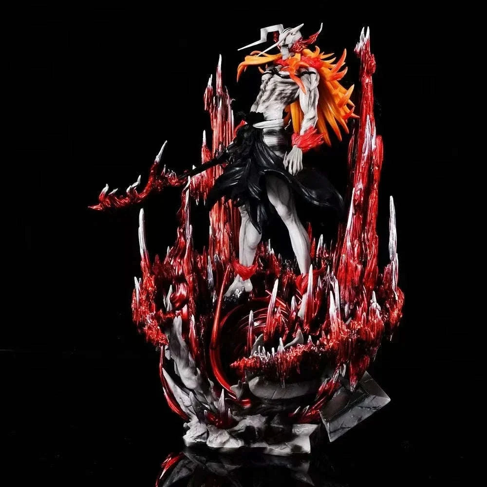 Kurosaki Ichigo and Ulquiorra Cifer Anime Figures, Bleach Espada Vasto Lorde Hallow Figurines