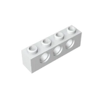 Gobricks GDS-625 Technical Brick 1x4 3-Hole | Compatible with Lego 3701