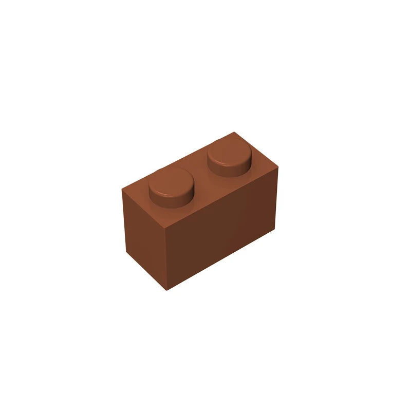 Educational Assemblage Gobricks Brick 1 x 2 without Bottom Tube | Compatible with Lego 3004 3065 35743