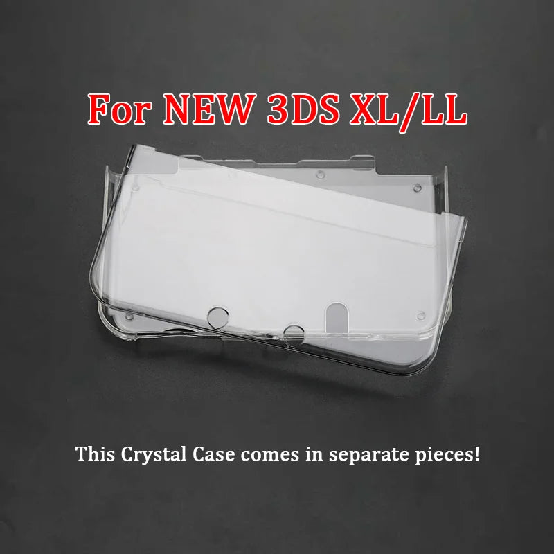 Crystal Hard Shell Protective Case | Multi-Console Cover for Nintendo and Sony Handhelds