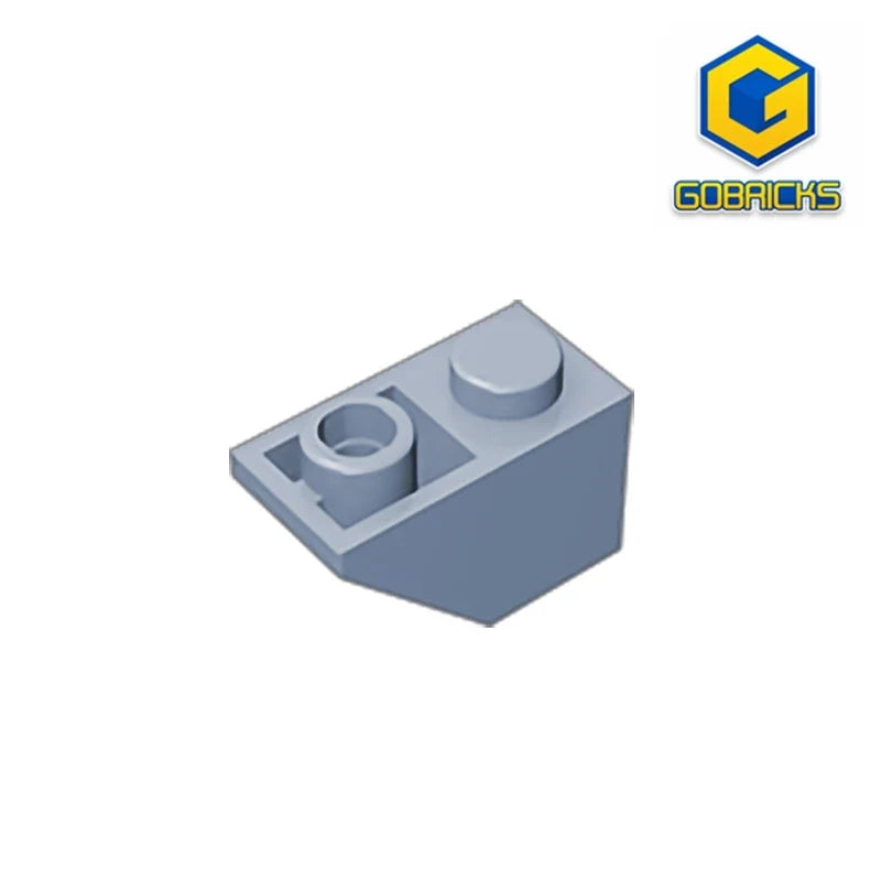 Gobricks GDS-597 Slope, Inverted 45 2x1 | Compatible Building Block for DIY
