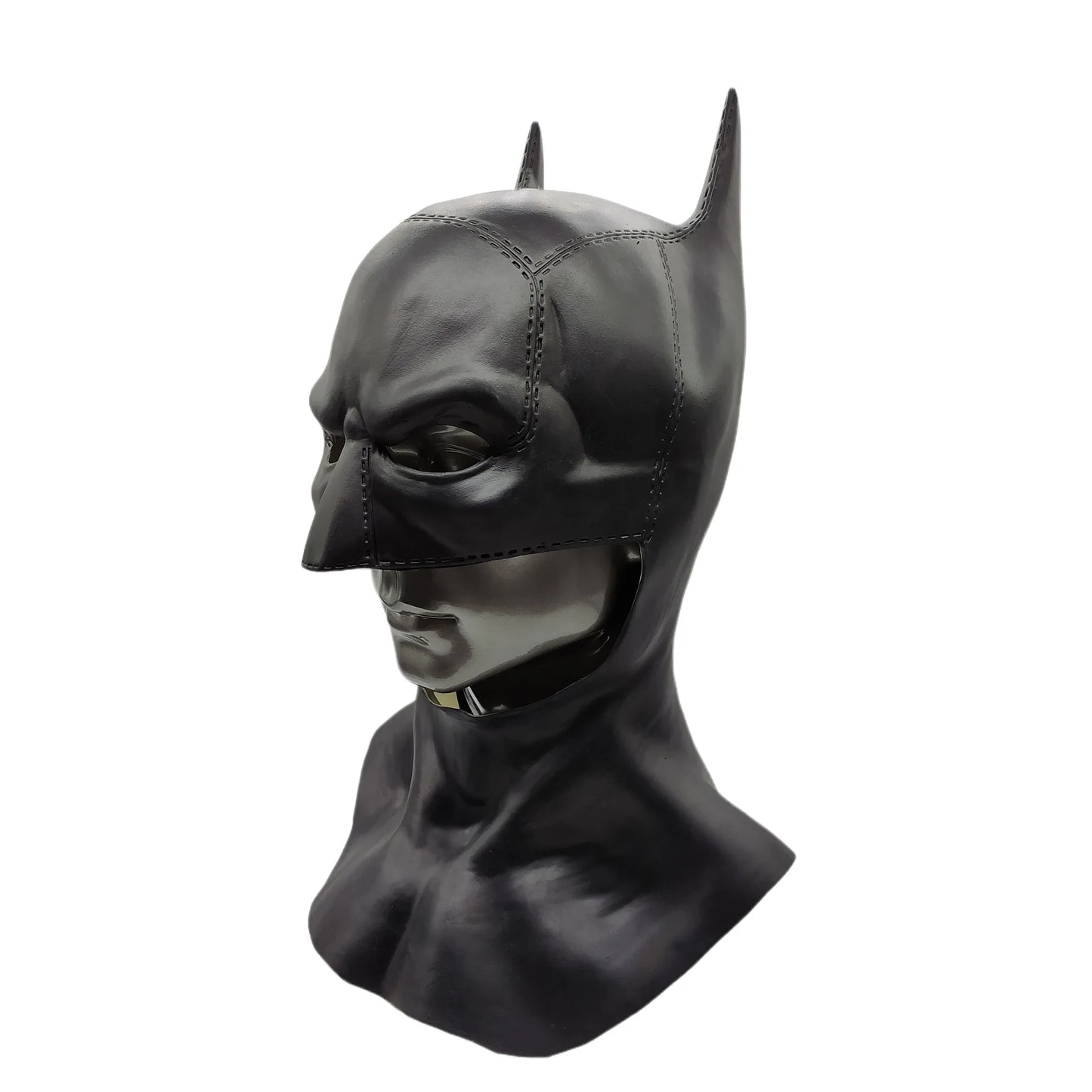 Cafele 2022 Adult Men Bat Superhero Cosplay Bruce Wayne Costume Halloween Masquerade Mask Black Latex Accessories