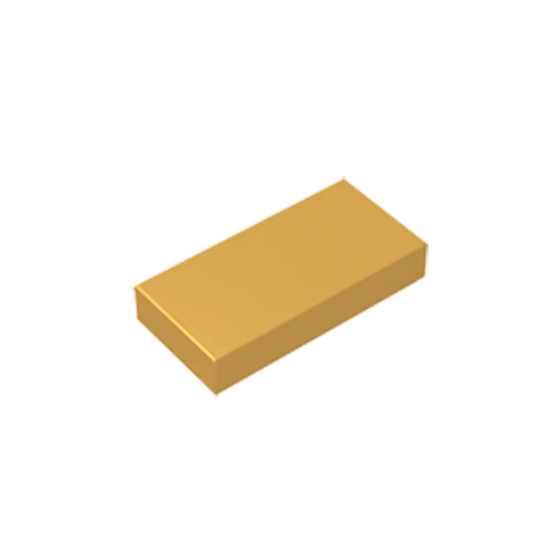 Gobricks GDS-566 Tile 1 x 2 with Groove | Compatible Building Block