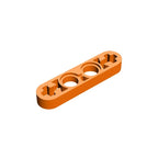 Gobricks GDS-690 Technical Liftarm Thin 1 x 4 with Axle Holes | Compatible Building Block Part 32449