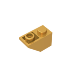 Gobricks GDS-597 Slope, Inverted 45 2x1 | Compatible Building Block for DIY