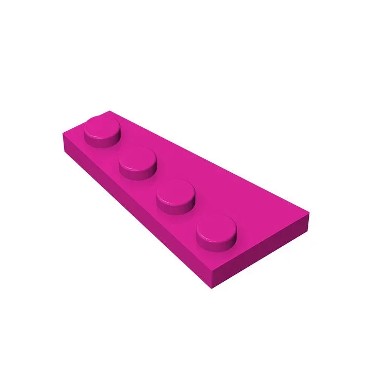 Gobricks GDS-549 Wedge Plate 4 x 2 Right | Building Block for Compatible DIY Sets