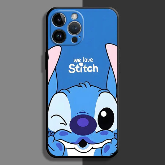 Disney We Love Stitch Soft Cover Phone Case
