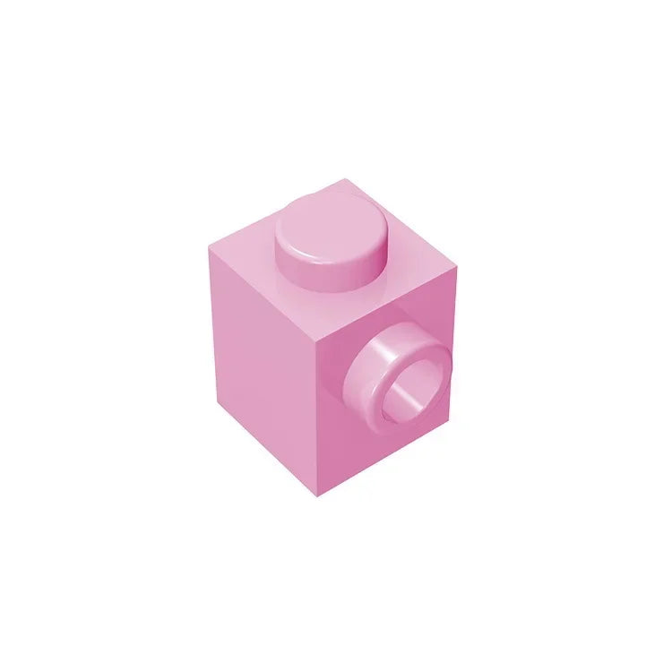 Gobricks GDS-635 BRICK 1X1 W. 1 KNOB | Single Side Bump Building Block Compatible with Lego 87087