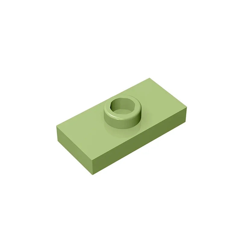 Gobricks PLATE 1X2 W. 1 KNOB | Modified Building Block Compatible with Lego 15573