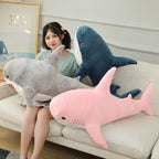 Kawaii Shark Plush Pillow – Super Soft Stuffed Animal Cuddle Toy