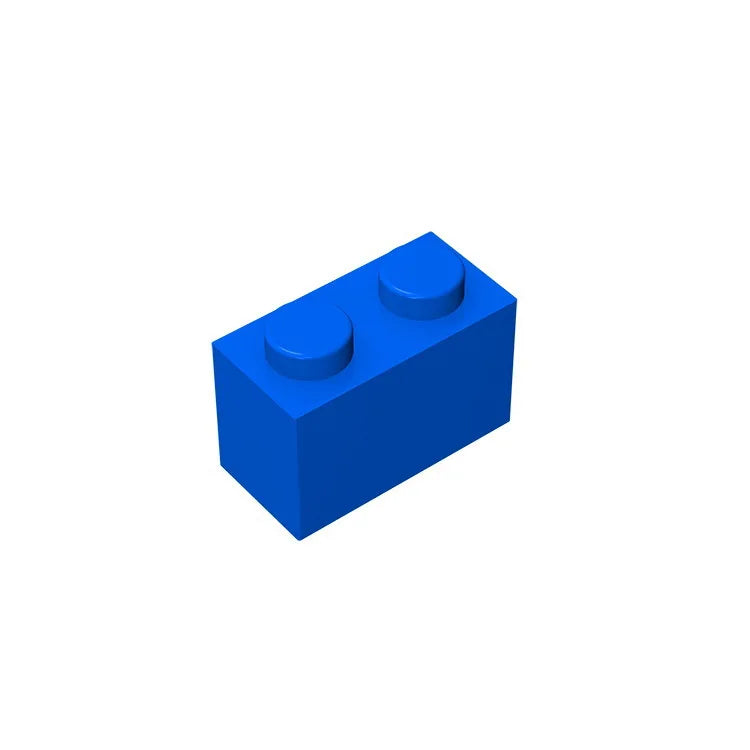 Educational Assemblage Gobricks Brick 1 x 2 without Bottom Tube | Compatible with Lego 3004 3065 35743
