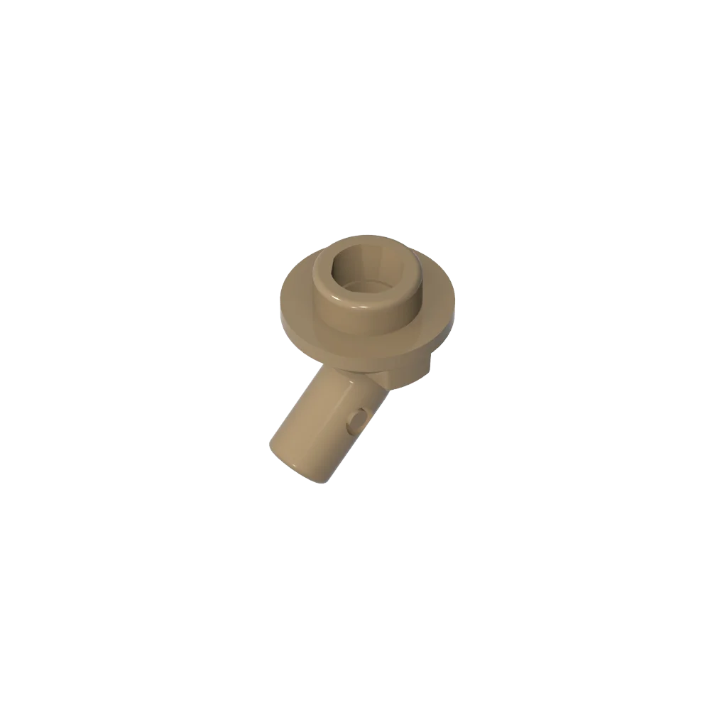Gobricks GDS-2192 Bar, Angled with Stud on End | Compatible with Lego 65578 Technical Building Block