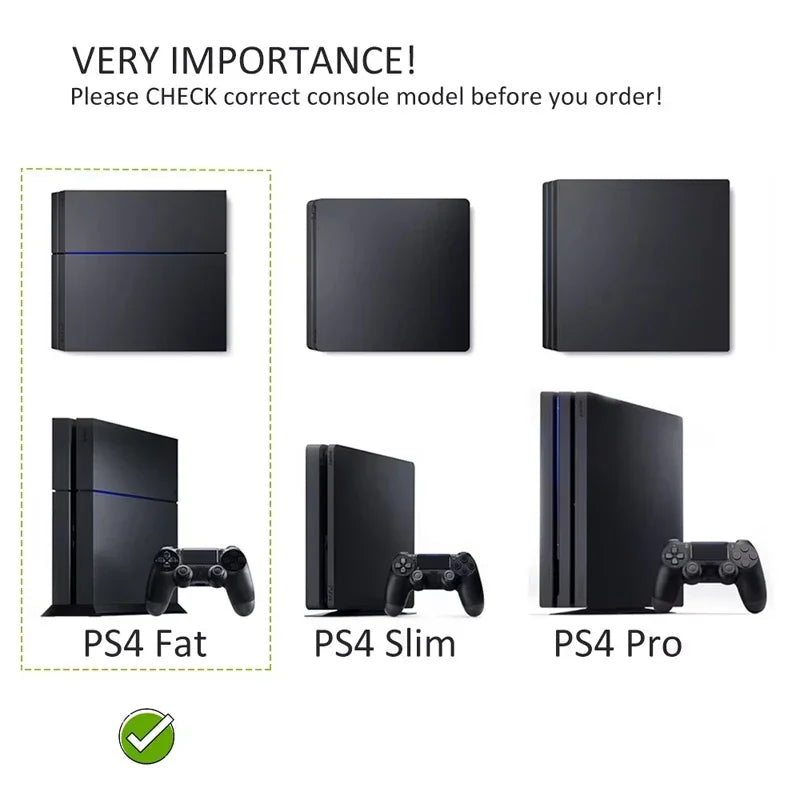 DATA FROG Vertical Stand for PS4 Fat Console | Anti-Slip Cooling Holder