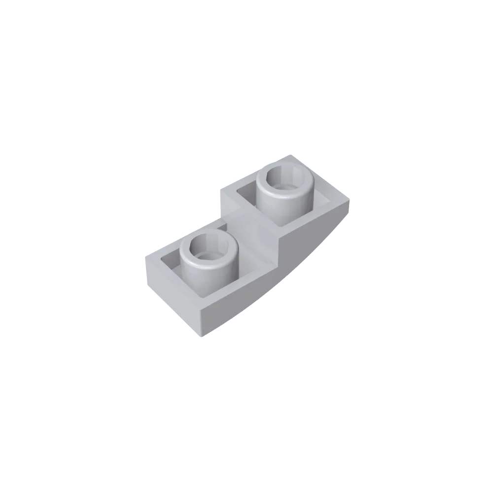 Gobricks GDS-795 Slope, Curved 2 x 1 Inverted | Compatible Building Block for DIY Projects