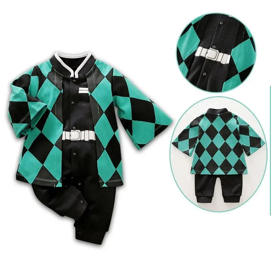 Anime Baby Rompers Newborn Cosplay Costume 0-18m