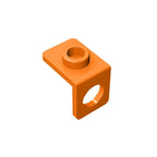 Gobricks GDS-1165 Minifig Neck Bracket with Back Stud | Thin Back Wall Building Block
