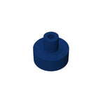 Gobricks Tile Round 1x1 with Bar and Pin Holder | Compatible Building Block