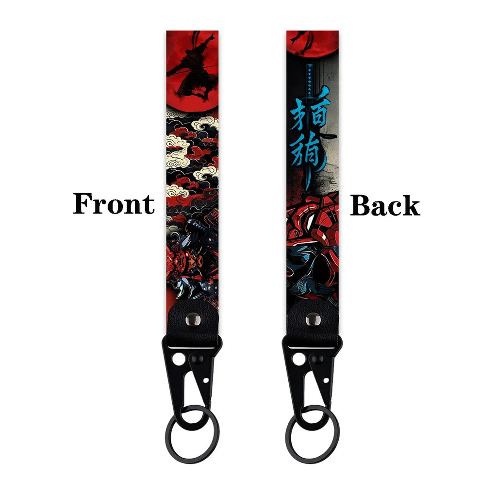 Samurai Cat Keychain | Unique Car and Motorcycle Key Ring Gift