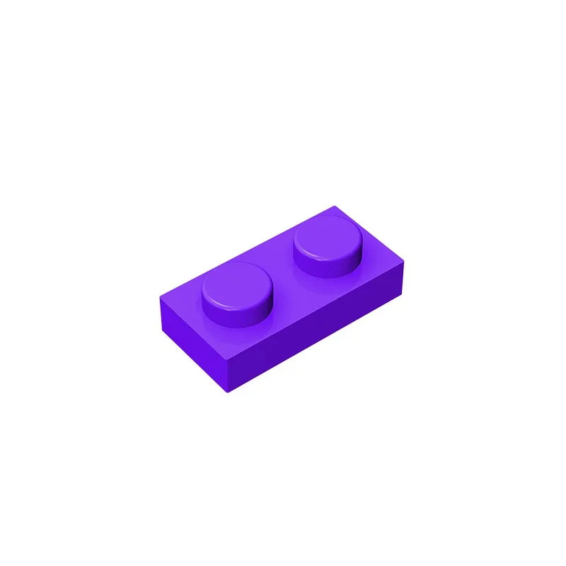 Gobricks GDS-502 Plate 1 x 2 Compatible Building Blocks | 6225 Pieces for DIY Creations