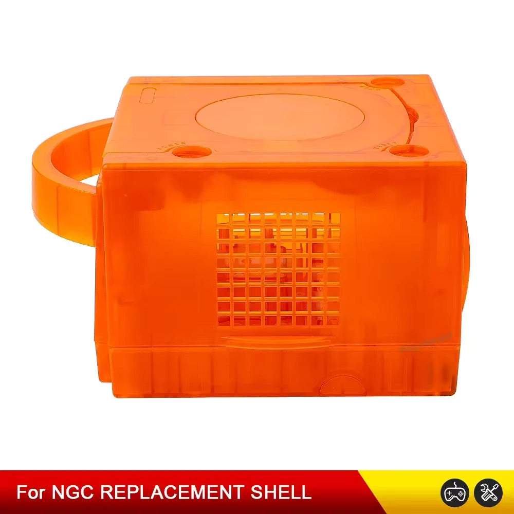 Gamecube Full Replacement Console Shell Housing Translucent Orange