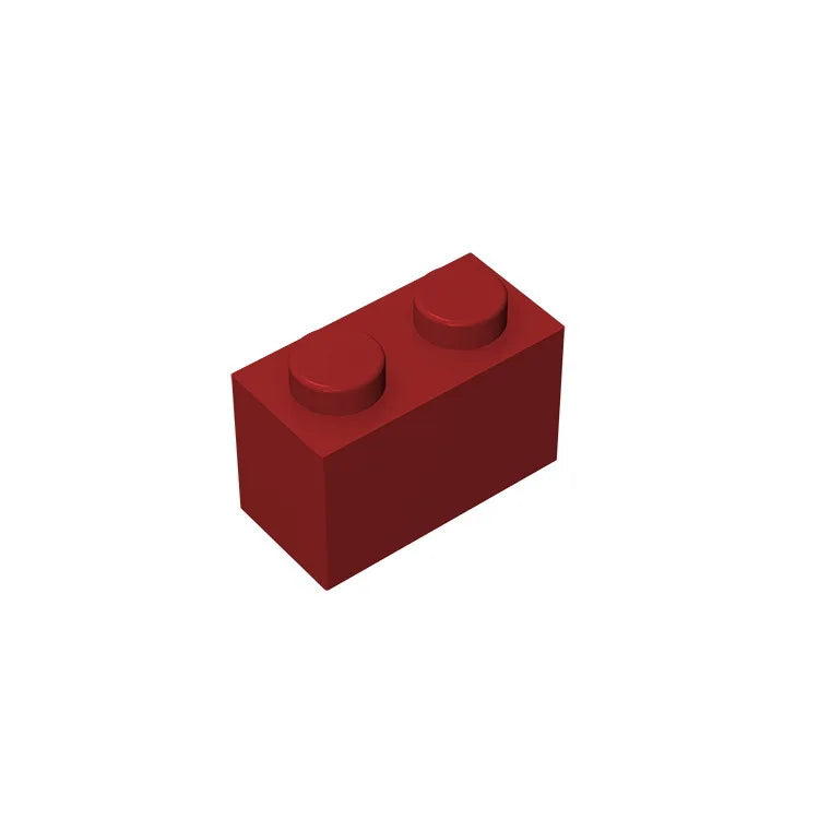 Educational Assemblage Gobricks Brick 1 x 2 without Bottom Tube | Compatible with Lego 3004 3065 35743