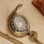 Retro Fashion Quartz Men's Pocket Watch Casual Punk Popular Unisex Pendant Fob Chain Watch CF1702