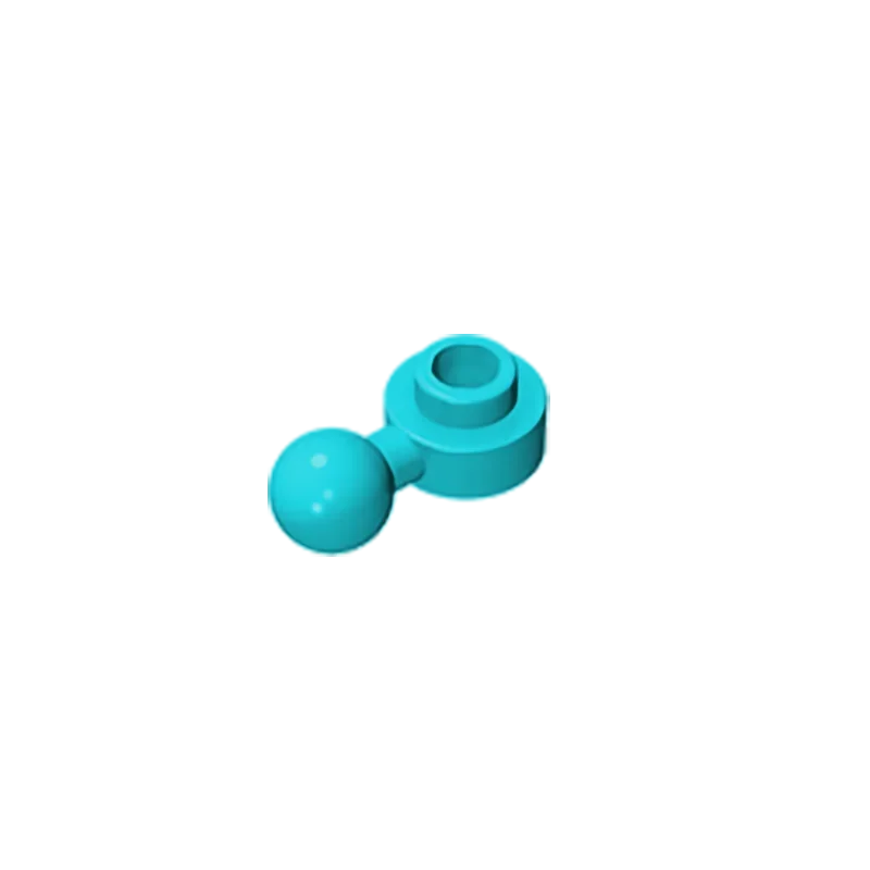 Gobricks GDS-1500 Hinged Plate 1x1 with Ball Head | Compatible Building Brick