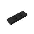 Gobricks GDS-1504 Plate, Modified 1 x 3 with 2 Studs (Double Jumper) | Compatible Building Block Piece