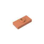 Gobricks PLATE 1X2 W. 1 KNOB | Modified Building Block Compatible with Lego 15573