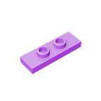 Gobricks GDS-1504 Plate, Modified 1 x 3 with 2 Studs (Double Jumper) | Compatible Building Block Piece