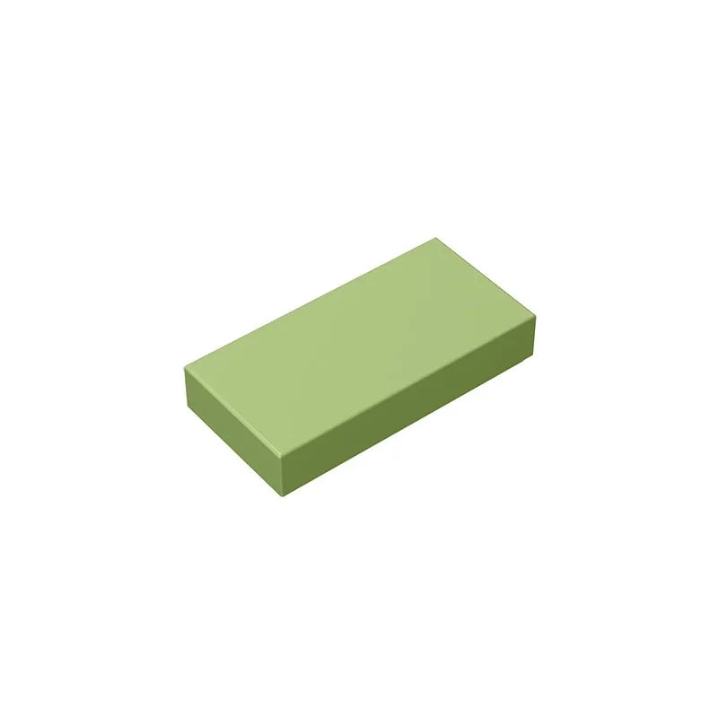 Gobricks GDS-566 Tile 1 x 2 with Groove | Compatible Building Block