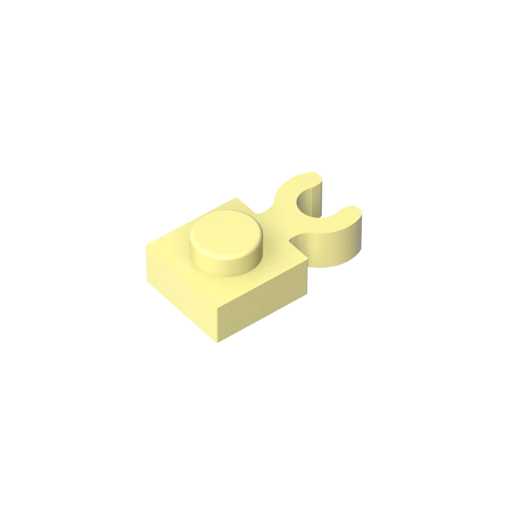 Gobrick GDS-814 PLATE 1X1 W. HOLDER | Building Block for DIY Creations