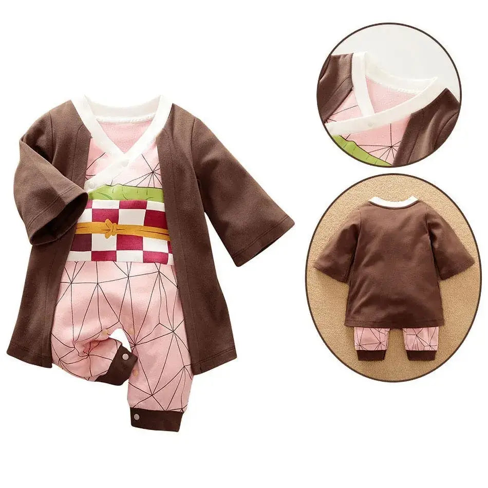 Anime Baby Rompers Newborn Cosplay Costume 0-18m