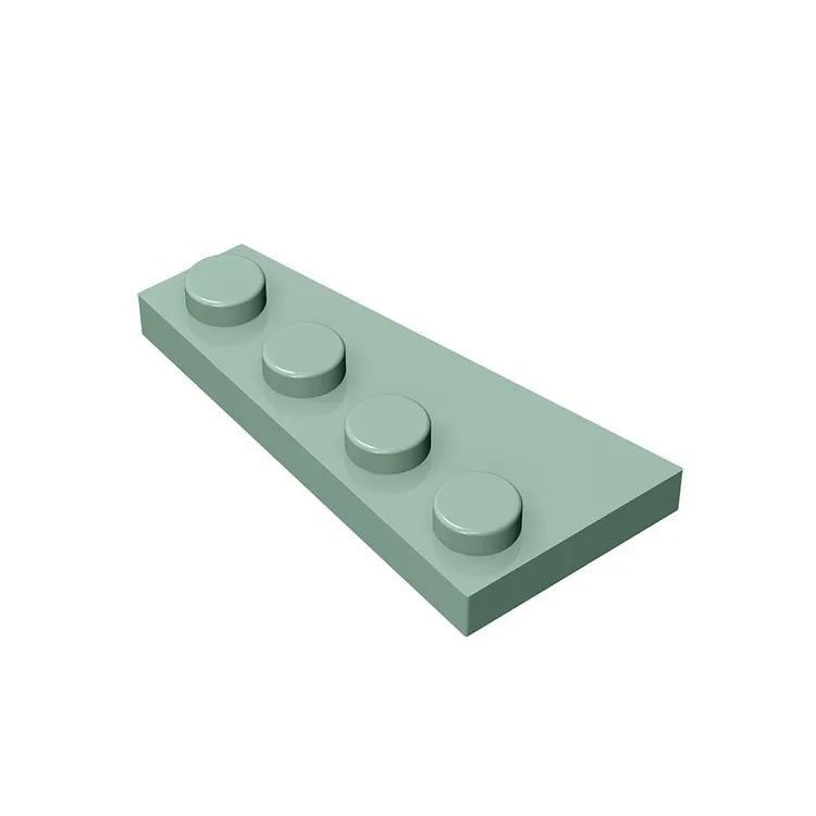 Gobricks GDS-549 Wedge Plate 4 x 2 Right | Building Block for Compatible DIY Sets