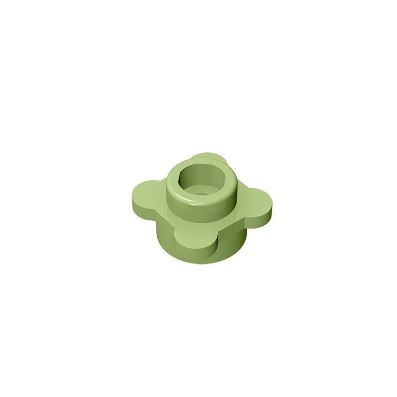 Gobricks GDS-839 Plate Round 1x1 with Flower Edge | Compatible with Lego 33291 28573