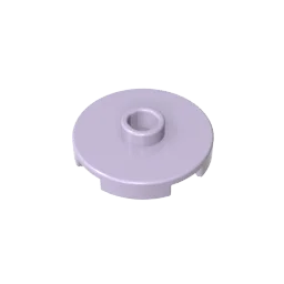 Gobricks GDS-1041 Tile Round 2x2 with Open Stud | Compatible Building Block for DIY Educational Kits