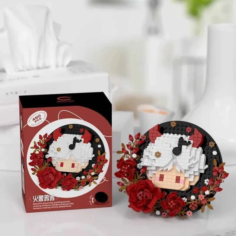 Flower Series Love & Deepspace Plush Keychain Cute Cartoon