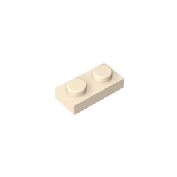 Gobricks GDS-502 Plate 1 x 2 Compatible Building Blocks | 6225 Pieces for DIY Creations