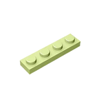 Gobricks GDS-504 Plate 1 x 4 | Compatible Building Block Pieces