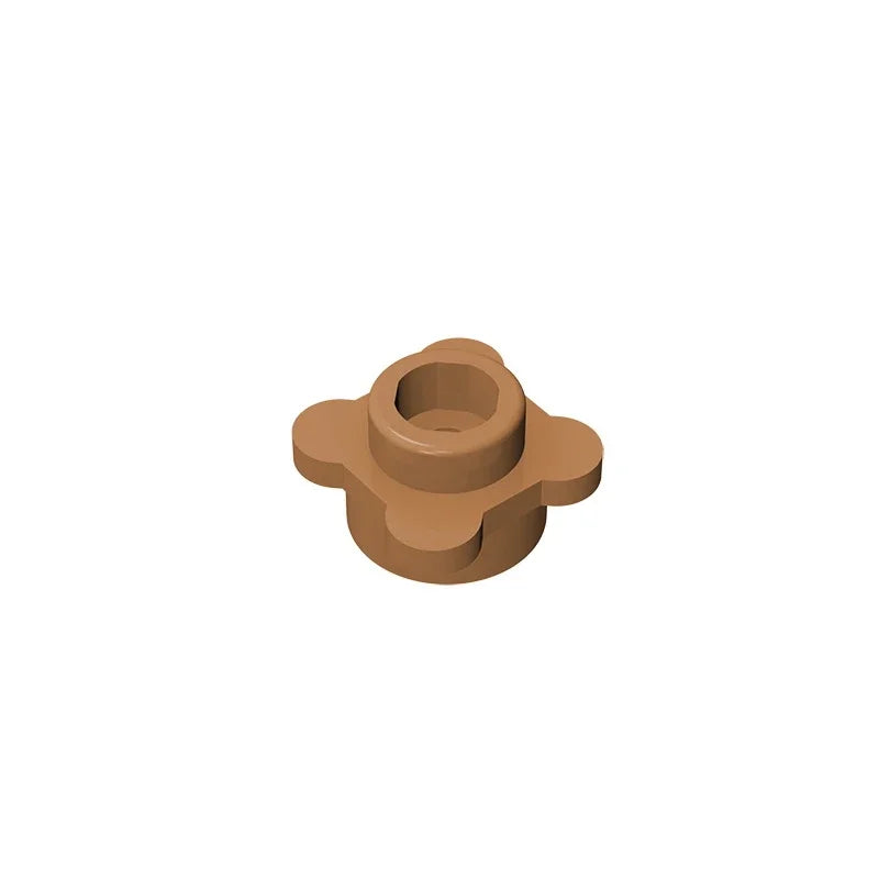 Gobricks GDS-839 Plate Round 1x1 with Flower Edge | Compatible with Lego 33291 28573