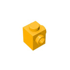 Gobricks GDS-1046 Modified Brick 1 x 1 with Studs on 2 Sides | Building Block for DIY