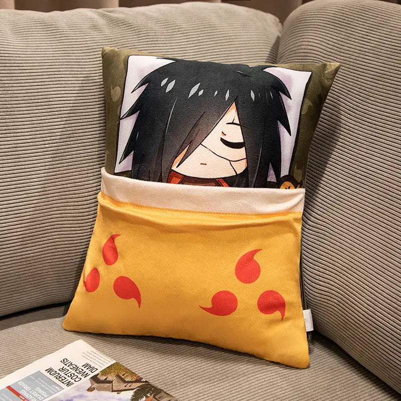 Naruto Anime Plush Pillow: Kakashi & Naruto Soft Doll Toy