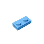 Gobricks GDS-502 Plate 1 x 2 Compatible Building Blocks | 6225 Pieces for DIY Creations