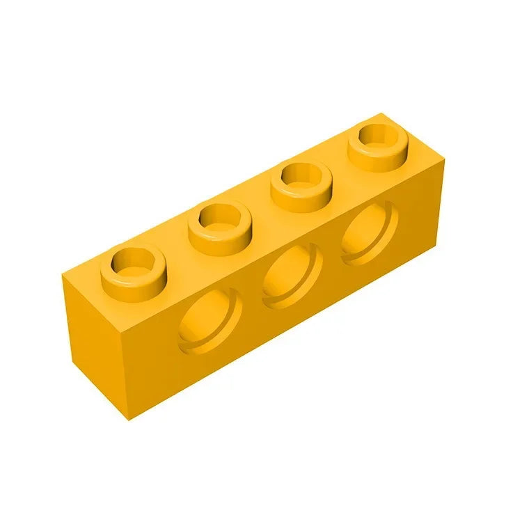 Gobricks GDS-625 Technical Brick 1x4 3-Hole | Compatible with Lego 3701
