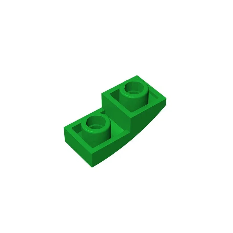 Gobricks GDS-795 Slope, Curved 2 x 1 Inverted | Compatible Building Block for DIY Projects