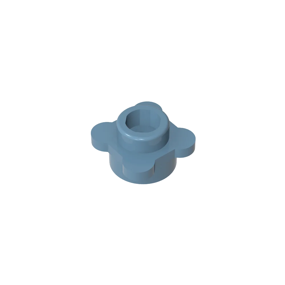 Gobricks GDS-839 Plate Round 1x1 with Flower Edge | Compatible with Lego 33291 28573